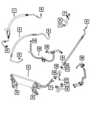 6506848AA - Steering: Heater Hose Clamp for Mopar Image
