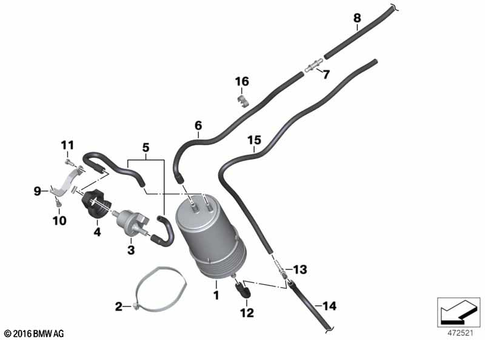 Ventilation, Emissions Monitoring for 2017 BMW-Motorrad F 700 GS #0