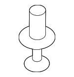 30624612 - Body: Grille Clip for Volvo: S60, S60 Cross Country, XC60 Image