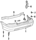 5215916908 - Body: Bumper Cover for Toyota Image