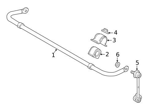 Stabilizer Bar & Components for 2019 Mazda CX-9 #1