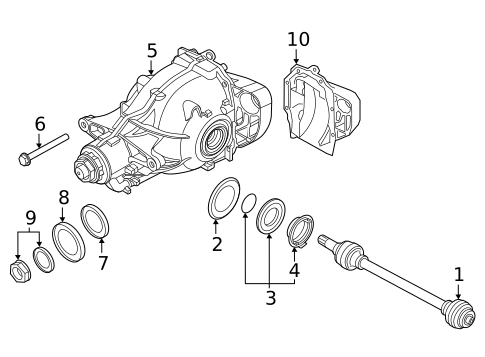 CV Components for 2025 BMW 530i #0