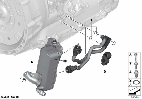 Oil Cooler / Circuits for 2017 BMW 430iX #0