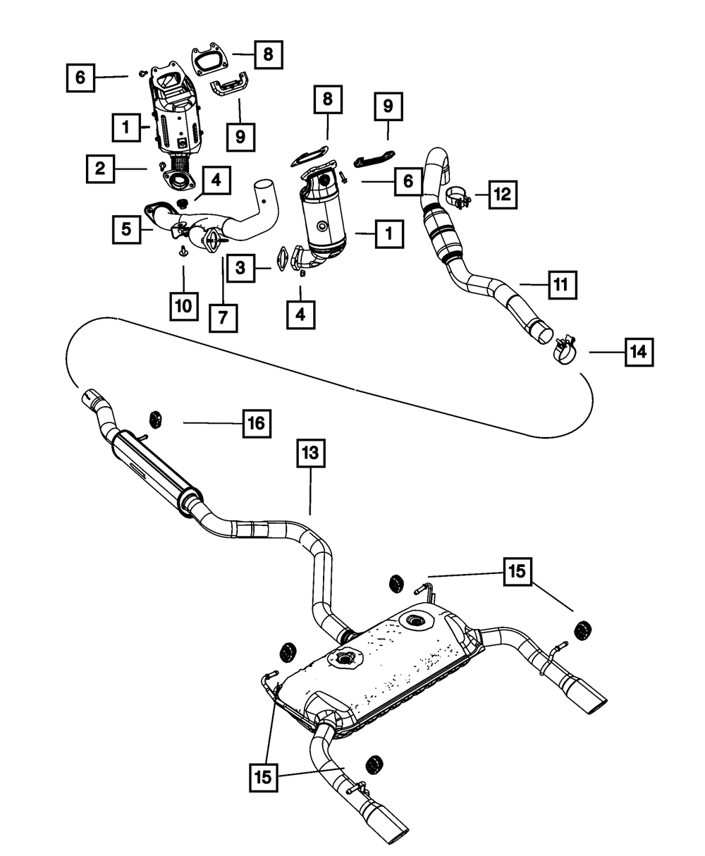 Isolator - Mopar (68073694AA)