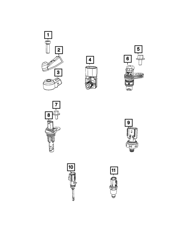 5038851AC - Electrical: Air Pressure Sensor for Mopar Image image