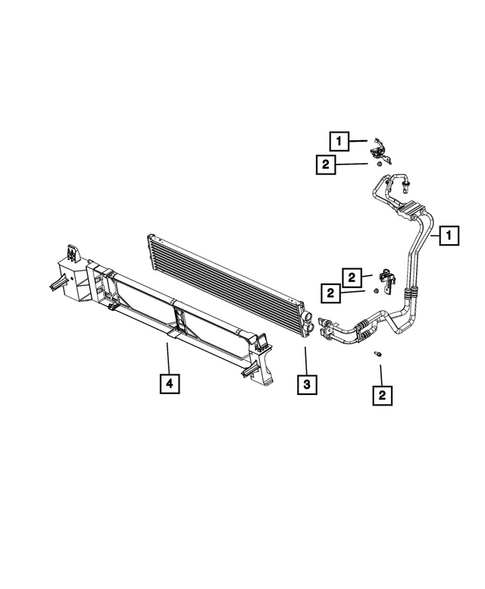 Transmission Oil Cooler and Lines for 2026 Ram ProMaster 3500 #0