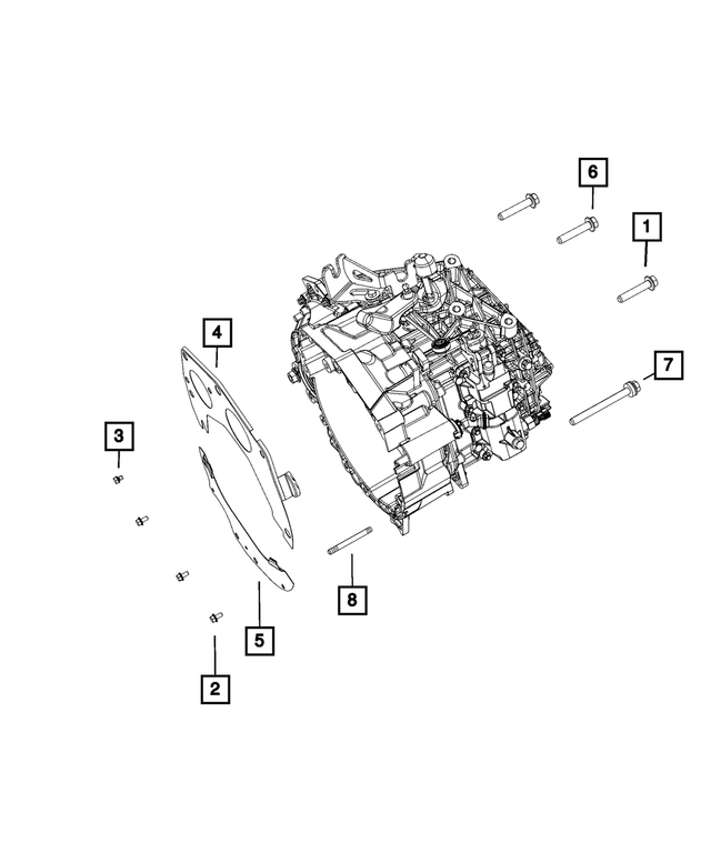 68105315AA - C635; 6-Speed; Manual Transaxle: Double Ended Stud for Mopar Image