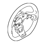 34312VC060VH - Steering: Steering Wheel for Subaru: WRX Image