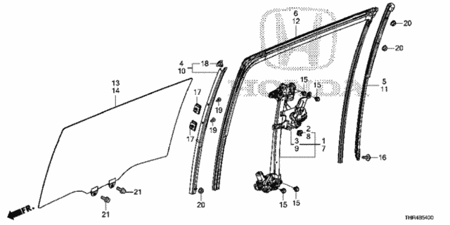 Slide Door Windows  - Regulator for 2021 Honda Odyssey #0