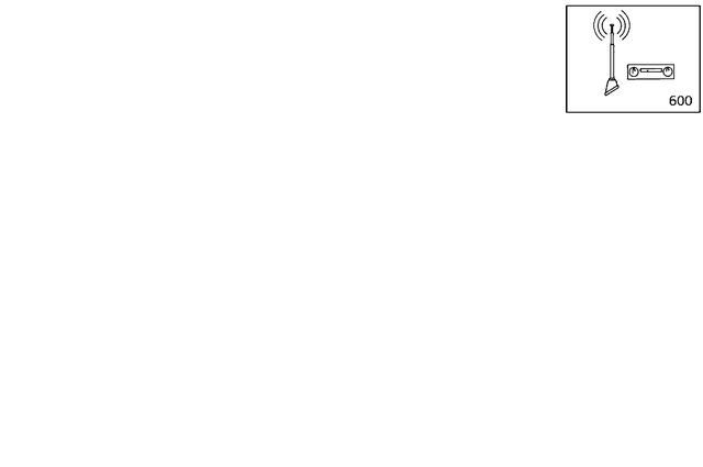 66828086 - Special Equipment: Antenna for Mercedes-Benz: 300SD, 400SE, 400SEL, 500SEL, S420 Image image