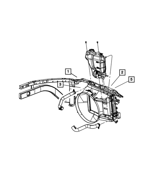 Under Hood for 2008 Dodge Ram 1500 #1