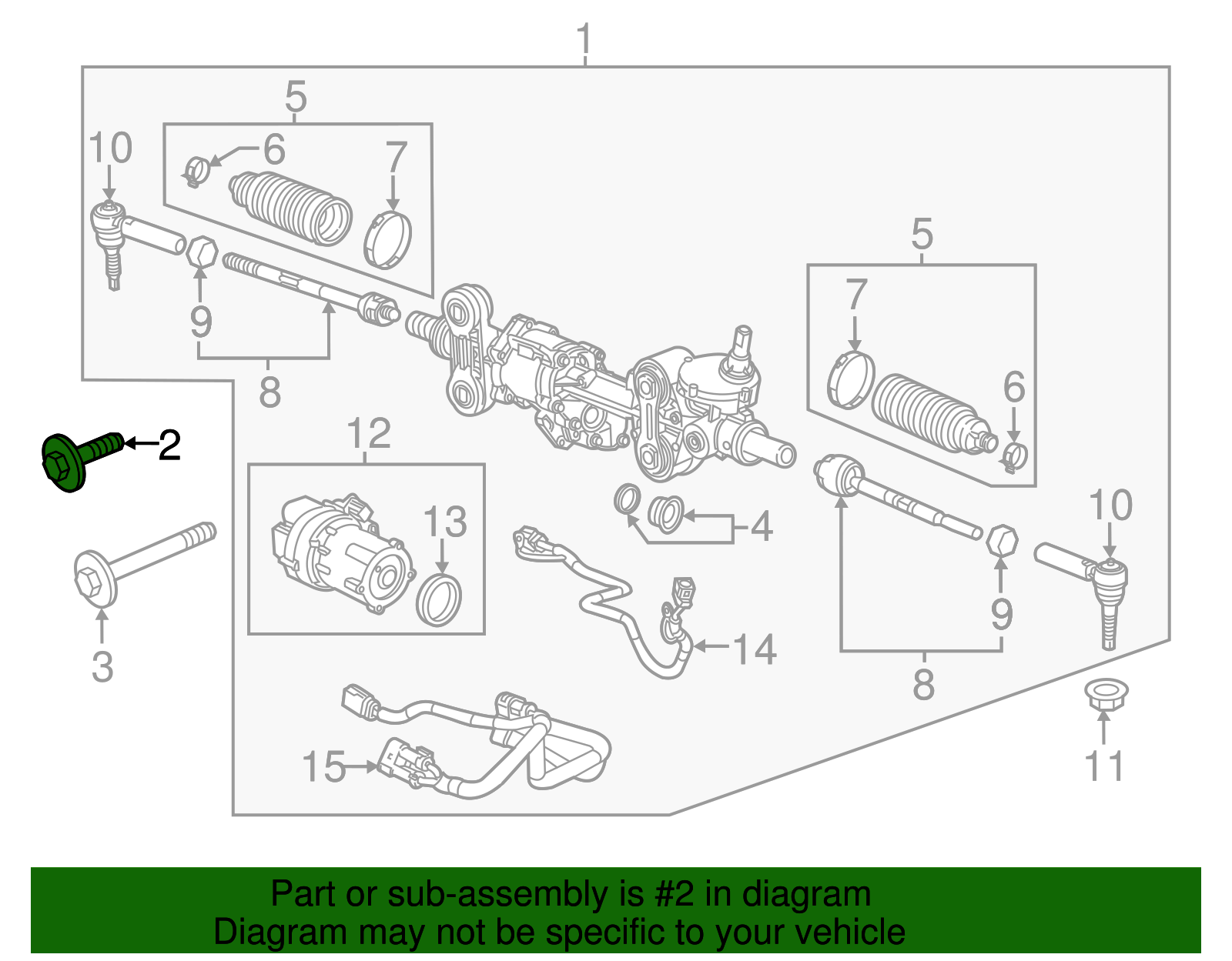 GM Genuine Parts Bolt M12x1.75x110mm - Multi-Purpose Replacement Fastener (Part# 11609609)