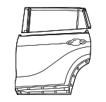 670030E270 - : Door Shell for Toyota Image