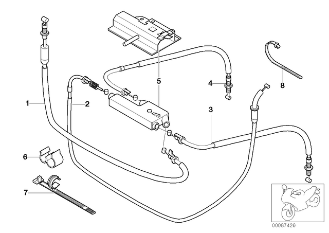 13547657001 - : Cable Distributor for BMW-Motorrad Image