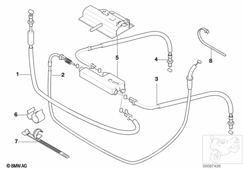 Bowden Cables for 2000 BMW-Motorrad R 1150 R #0