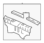 66100S5TA00ZZ - Body: Panel Below Gate for Honda: Civic Image