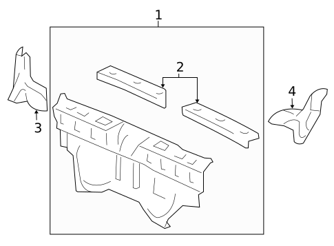 Rear Body for 2004 Honda Civic #2
