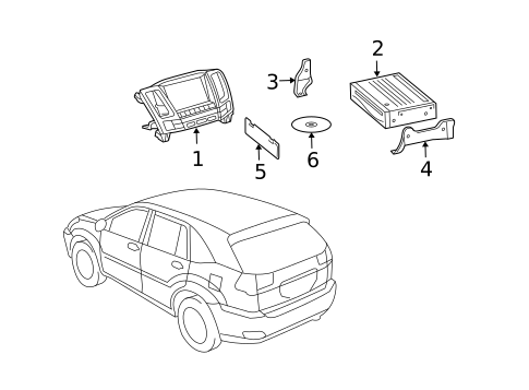 Controls for 2008 Lexus RX400h #0