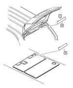 5056223AA - Labels: Fire-extinguisher Warning Label for Mopar Image