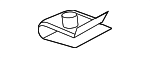 N91242501 - Body: Retainer U-Nut for Porsche: 718 Boxster, 718 Cayman, 718 Spyder, 911, Boxster, Cayenne, Cayman, Macan, Panamera, Taycan Image
