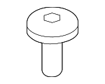 9A700751700 - Body: Bumper Cover Screw for Porsche Image