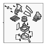 BDGF61140A - : Blower Assembly for Mazda: 3 Image