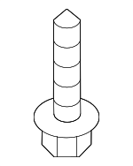 998650516 - HVAC: Blower Motor Screw for Mazda: 2, 3, 5, 6, CX-3, CX-30, CX-5, CX-50, CX-7, CX-70, CX-9, CX-90, Miata, MPV, MX-30 EV, MX-5 Miata, RX-8 Image