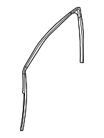 803309BK0B - Body: Glass Run for Nissan: Frontier, Pathfinder, Xterra Image