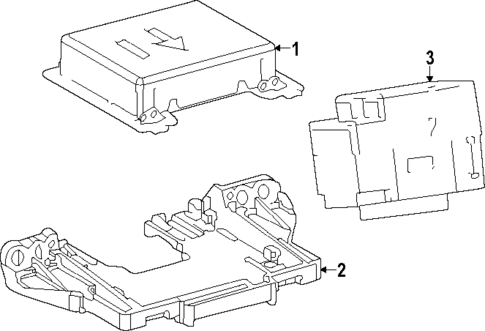 Navigation System Components for 2025 Lexus RZ450e #0