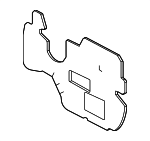 51417910655 - : Sound Absorber for BMW: 740i, 750e xDrive, 760i xDrive, i7 Image