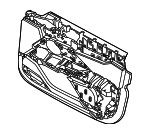 51415A56883 - Body: Door Trim Panel for BMW: 740i, 750e xDrive, 760i xDrive, i7 Image
