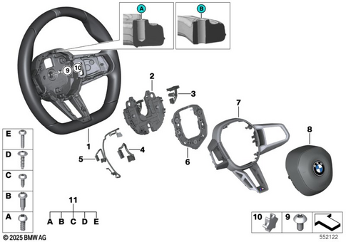 Steering Wheel for 2025 BMW i5 M60 xDrive #0