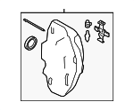 34108846926 - Brakes: Caliper for BMW Image