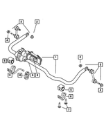 52121754AF - Front Suspension: Front Stabilizer Bar for Mopar Image