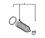 32105A48471 - Steering: Boot Kit for Mini Image