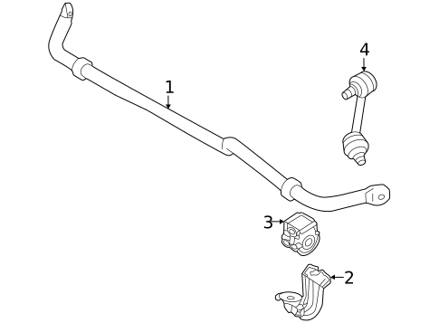 Stabilizer Bar & Components for 2025 Mitsubishi Outlander #1