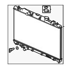 1901064AA01 - Belts &amp; Cooling: Radiator for Honda Image