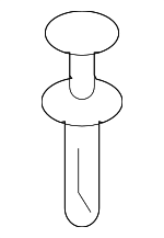 B0416886502 - Body: Upper Grille Fastener for Mazda: CX-9 Image