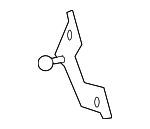 51247071596 - Body: Lift Cylinder Bracket for BMW: 530xi, 535i xDrive, 535xi Image