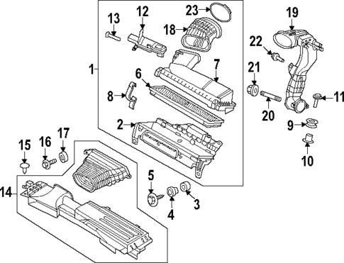Air Intake for 2023 Ford Escape #0