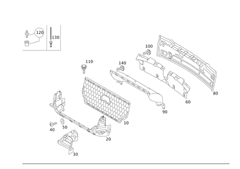 Rear End for 2008 Mercedes-Benz SLK280 #0