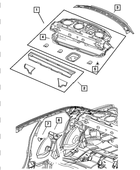 Shelf Panel for 2009 Dodge Charger #0