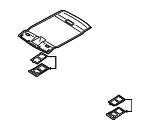 4B9867505D28Y - Body: Headliner for Audi Image