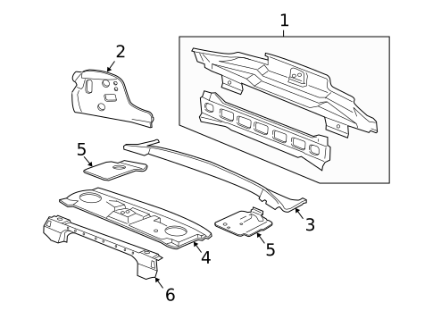 Rear Body for 2002 Pontiac Grand Am #0