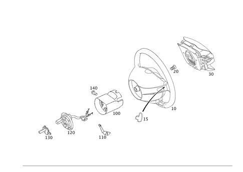 Steering Wheel and Steering Wheel Lock for 2006 Mercedes-Benz SLR McLaren #0