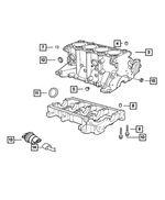 RL093711AG - Engine 2.4L Four Cylinder: Short Block for Mopar Image