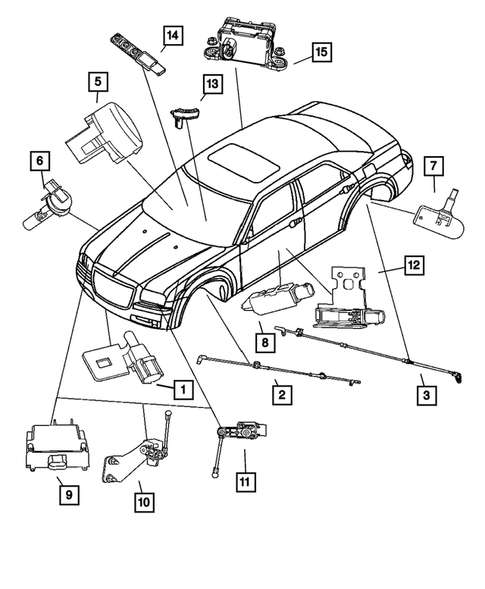 Sensors for 2005 Dodge Magnum #0