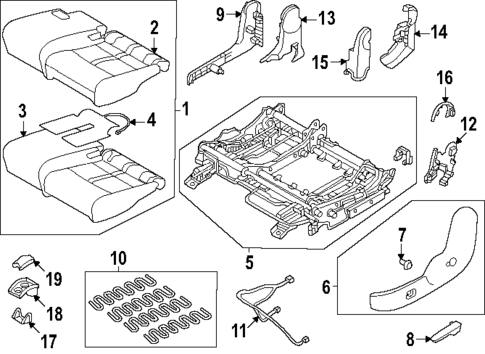 Second Row Seats for 2025 Mazda CX-70 #1