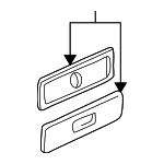 51168184589 - Body: Switch Cover for BMW: 740i, 740iL, 750iL Image