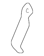 77896S84A01ZZ - Body: Knee Bolster Stay for Honda: Accord Image